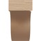 Ekena Millwork 4"W x 8"D x 8"H Classic Del Monte Rough Cedar Woodgrain TimberThane Corbel, Primed Tan CORUR04X08X08DELRCPR - alternate 3